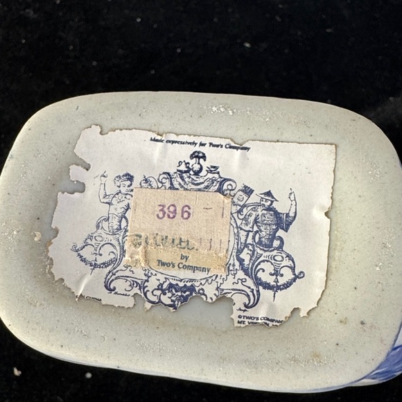 Two's Company Blue and White Ceramic Base - Picture 6 of 6